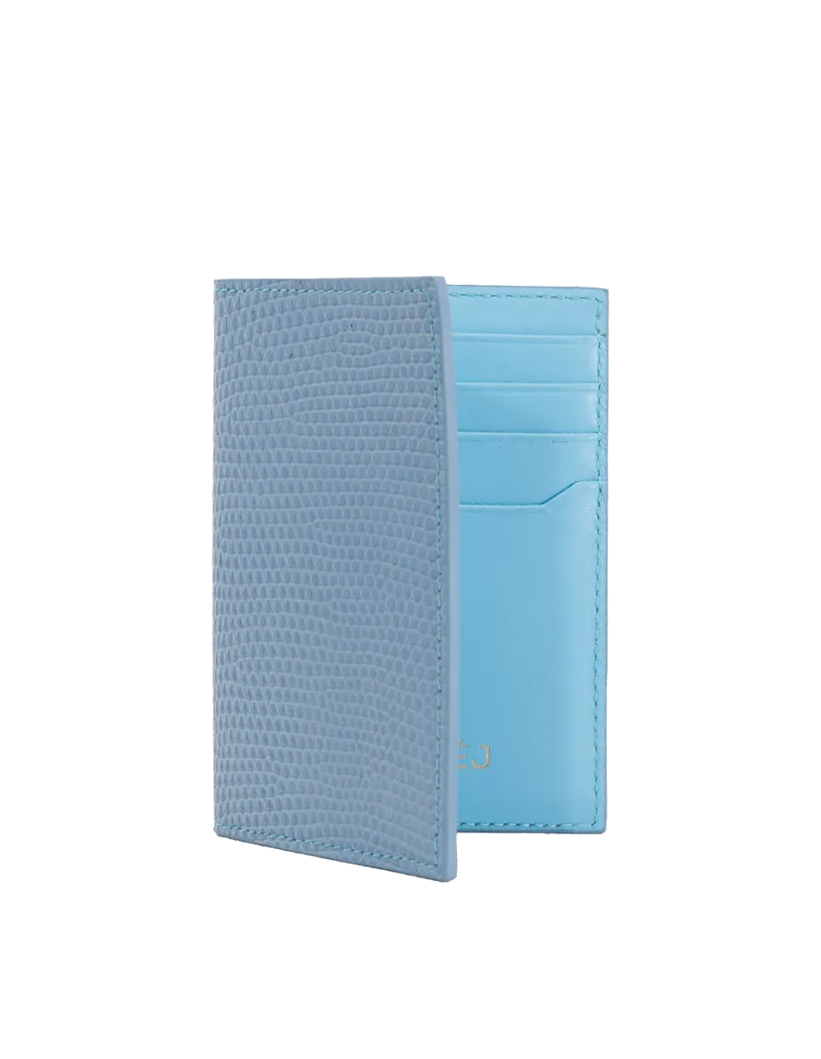 Topaz Lizard Bi-Fold Holder