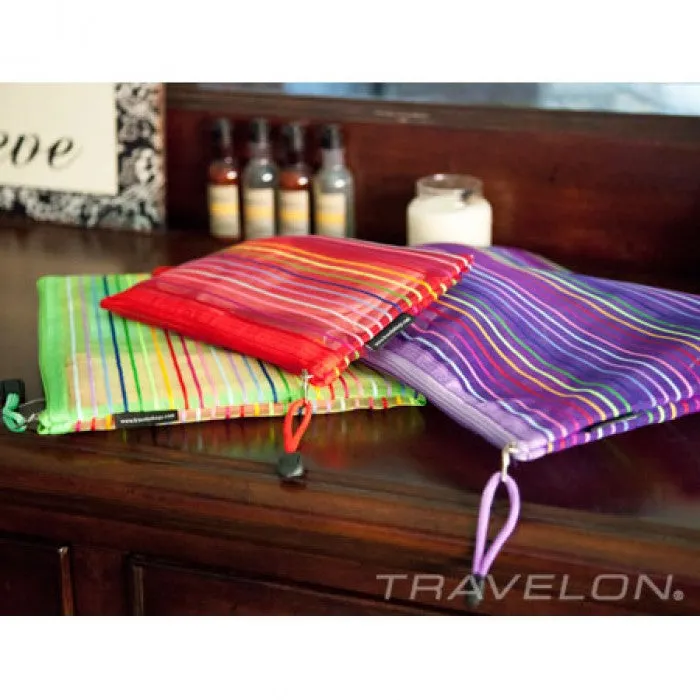 Travelon Mesh Pouches Set of 3 Assorted