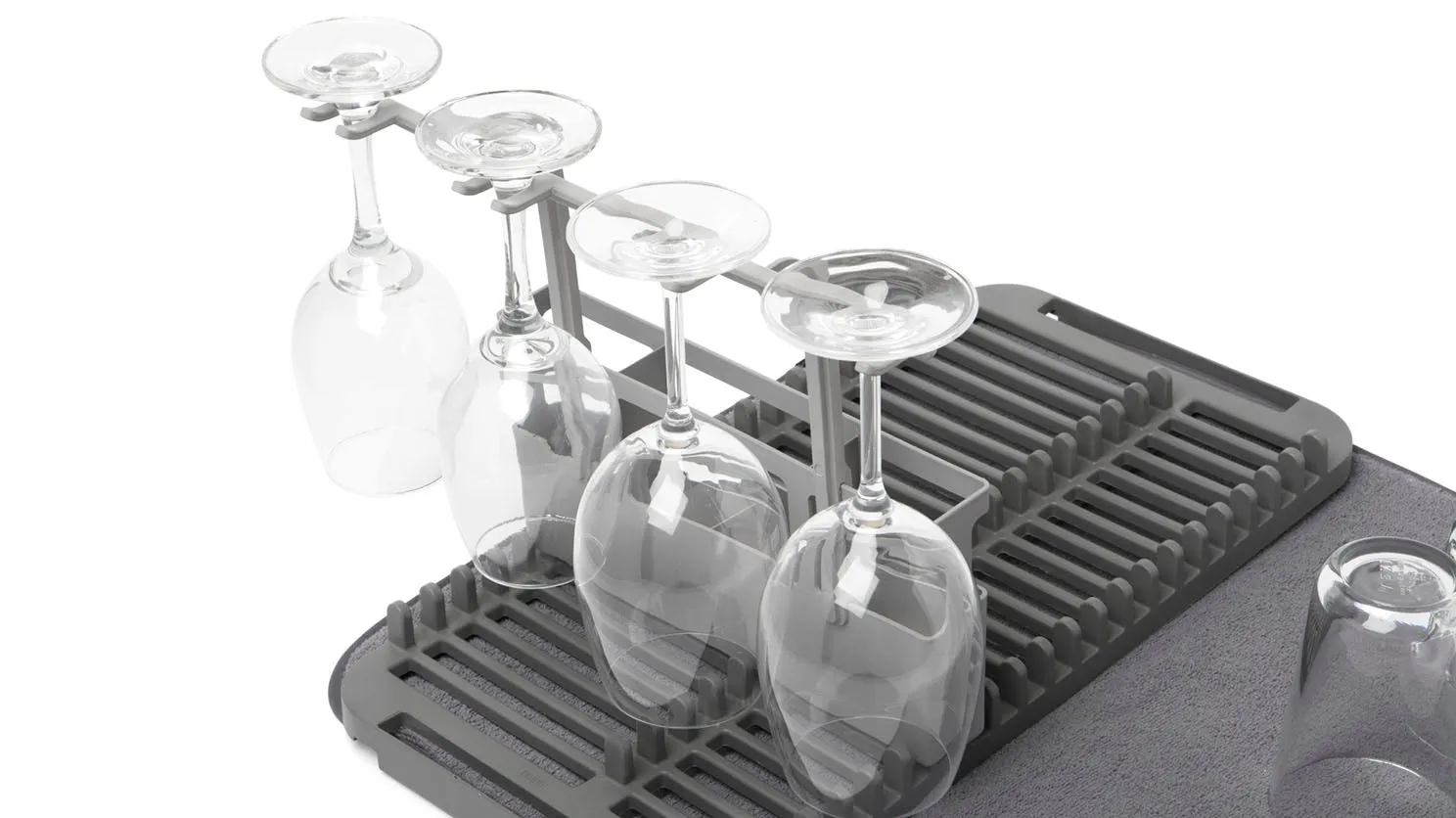 udry dish rack with drying mat