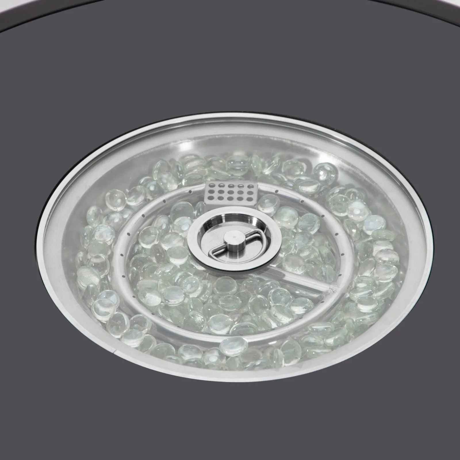 Walbrooke Outdoor Patio Round Fire Pit and Tank Holder