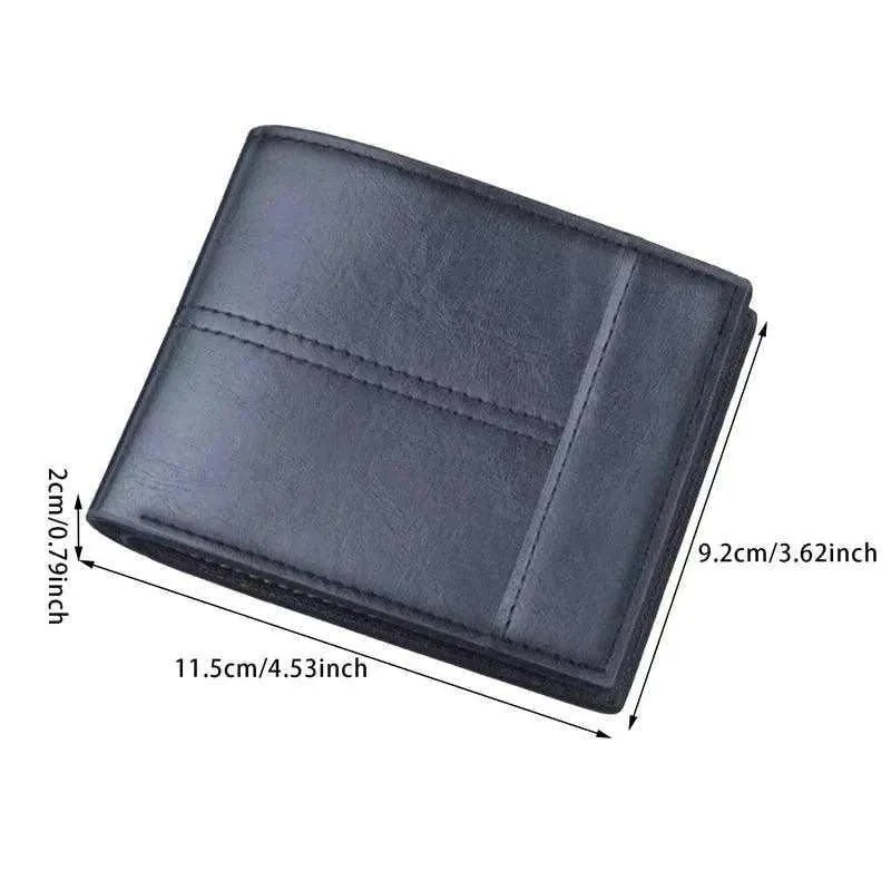 Wallet - Luxury PU Leather Card Holder for Men | Slim Design - MCW001