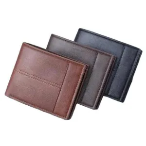 Wallet - Luxury PU Leather Card Holder for Men | Slim Design - MCW001