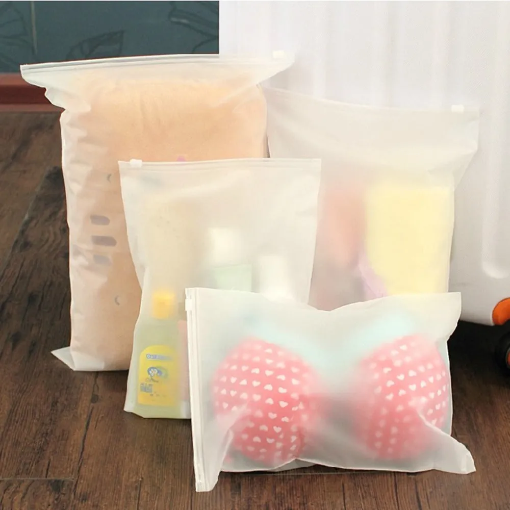 Waterproof Transparent Ziplock Bag For Clothing