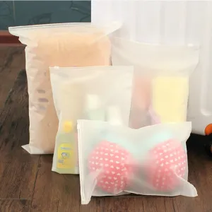 Waterproof Transparent Ziplock Bag For Clothing
