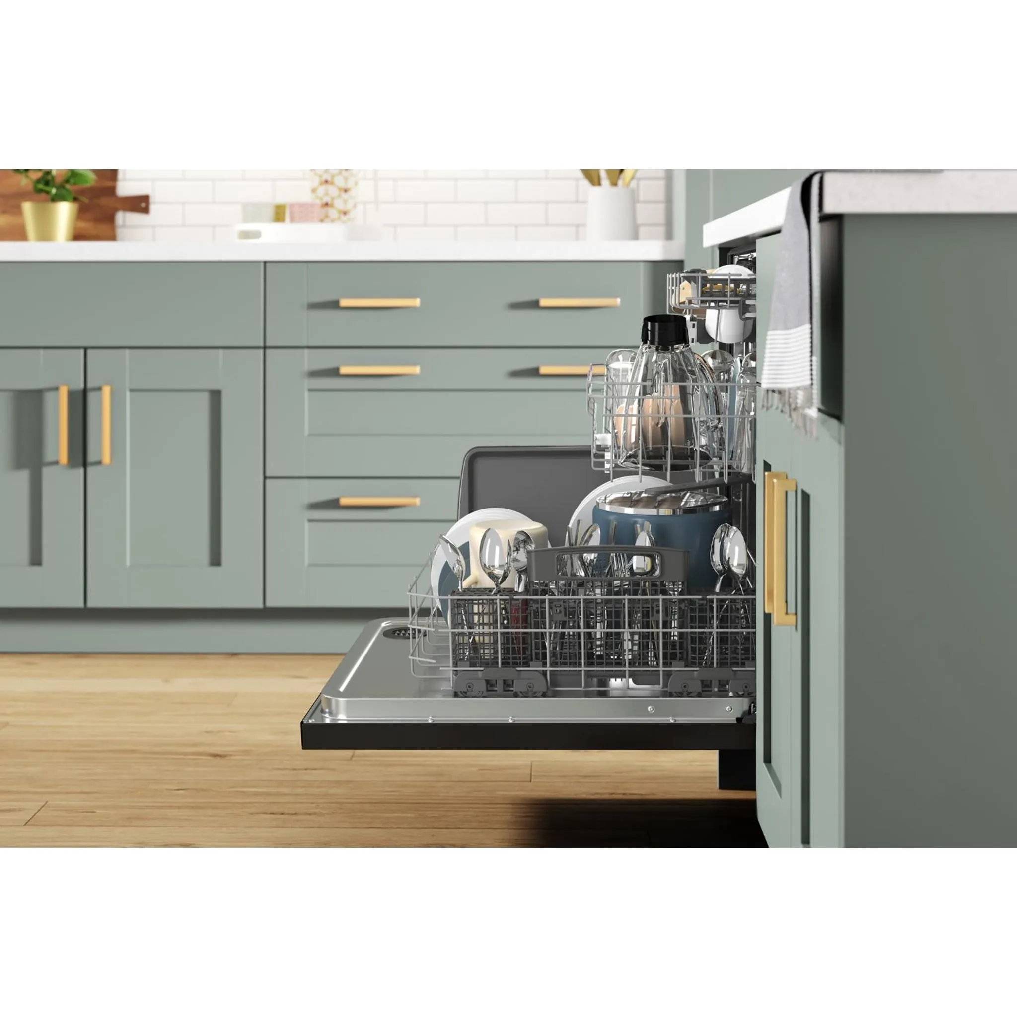 Whirlpool Dishwasher (WDT970SAKV) - Print Resist Blk Stnlss