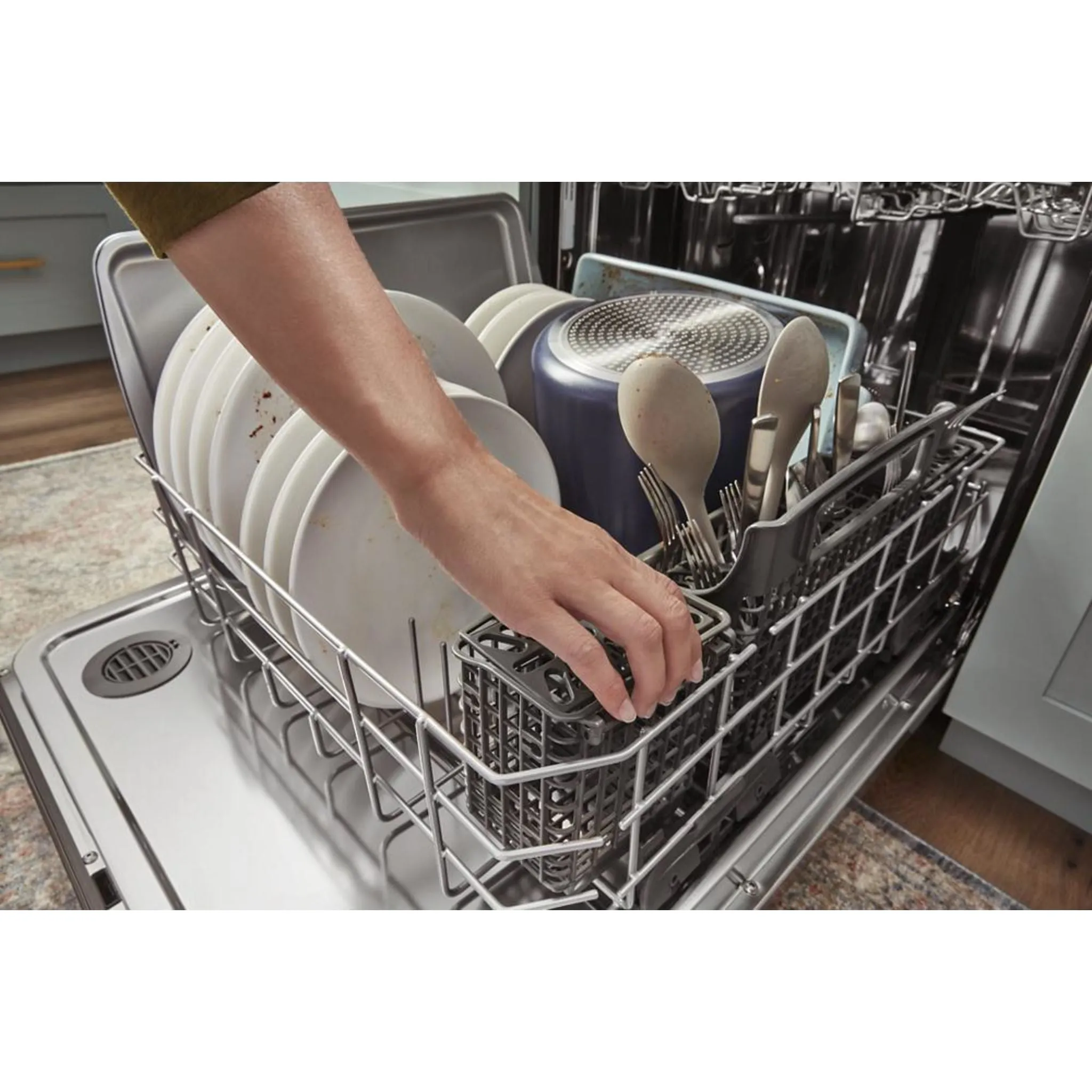 Whirlpool Dishwasher (WDT970SAKV) - Print Resist Blk Stnlss
