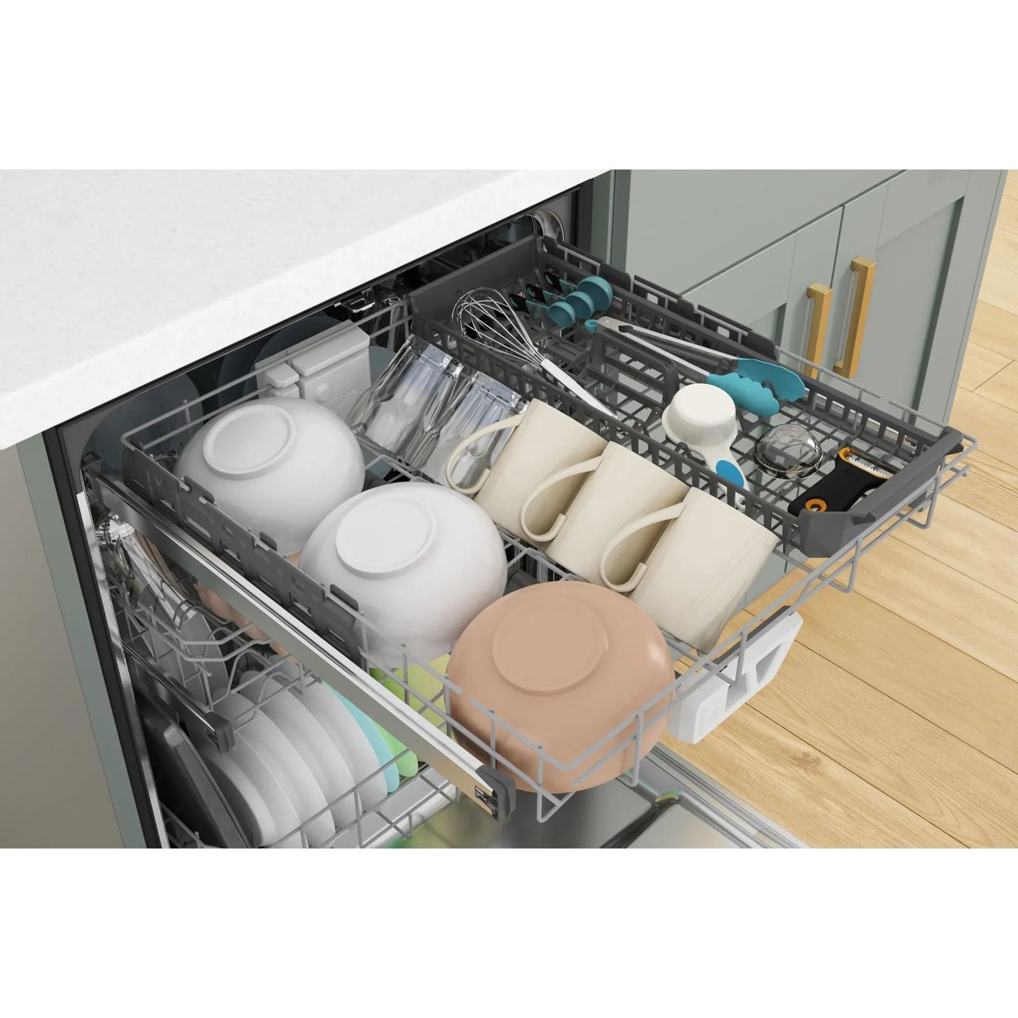 Whirlpool Dishwasher (WDT970SAKV) - Print Resist Blk Stnlss