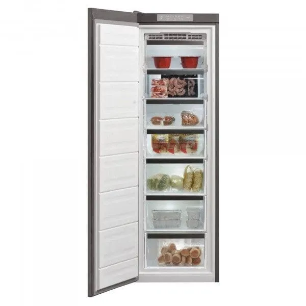 Whirlpool UW8F2CXLSB Frost Free 252l Upright Freezer - Stainless Steel Effect - A  